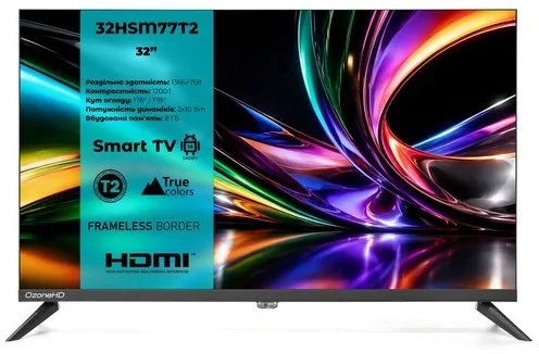 Фото: Телевізор LED OzoneHD 32HSM77T2 (Smart TV, Wi-Fi, 1366x768) № 7 | KTC
