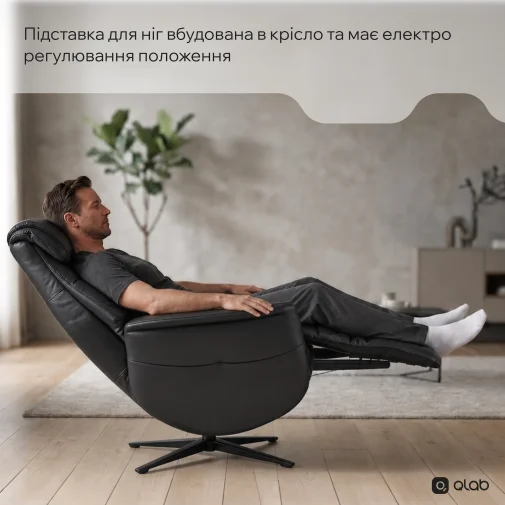 Фото: Крісло Qlab RC268B Black № 31 | KTC