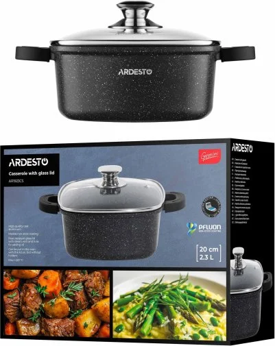 Фото: Каструля Ardesto Gemini Piemonte 2.3L Black (AR1923CS) № 20 | KTC