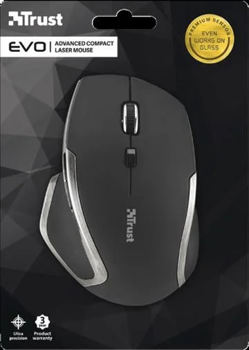 Фото: Мишка Trust Evo Advanced Compact Laser Mouse чорна № 6 | KTC