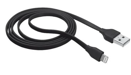 Фото: Кабель USB Urban Revolt AM / Lightning 1 м чорний № 6 | KTC