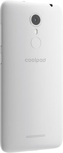 Смартфон Coolpad Torino S білий задня частина збоку