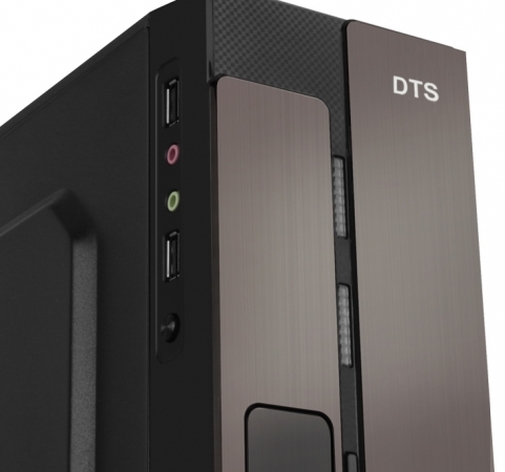 Корпус DTS TD-M01 Slim 400 Вт чорний порти