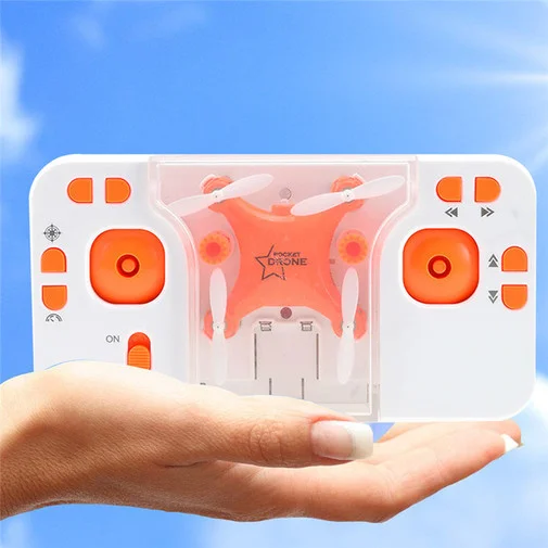 Фото: Квадрокоптер Happy Sun 2.4G Tiny Pocket Drone оранжевий № 7 | KTC