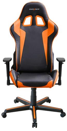 Крісло ігрове DXRACER FORMULA OH/FH00/NO чорне з оранжеві вставками