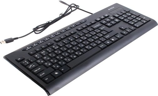 Клавіатура, A4 Tech KD-800L, USB, Чорна
