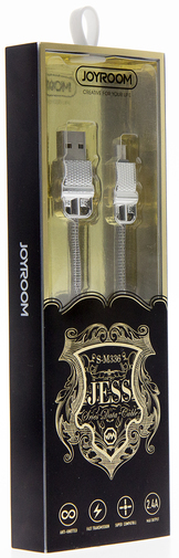Кабель JoyRoom S-M336M JESS Series AM / Micro USB 1m Silver (S-M336M Silver)