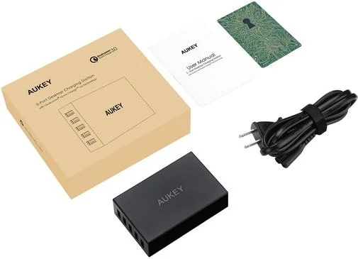 Фото: Зарядний пристрій AUKEY PowerPort 5 PA-T15 Black № 5 | KTC