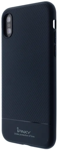 Фото: Чохол iPaky for iPhone X/Xs Carbon Fiber Patterm Blue № 5 | KTC