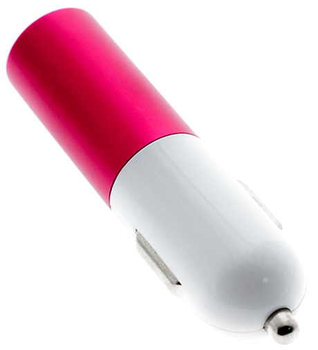 Зарядний пристрій Luardi Hi-Tech Car Charger 5.1V-2.1A Pink