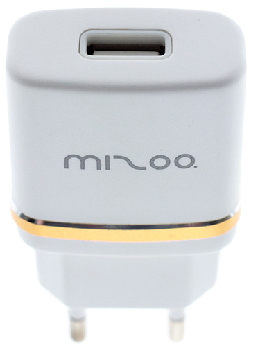 Мережевий зарядний пристрій MiSoo USB 2.1A, білий