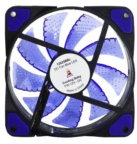Фото: Кулер Cooling Baby 12025BBL Black/Blue № 4 | KTC