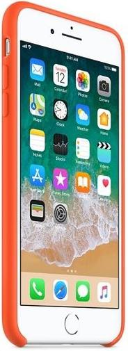 for iPhone 8 Plus - Silicone Case Orange