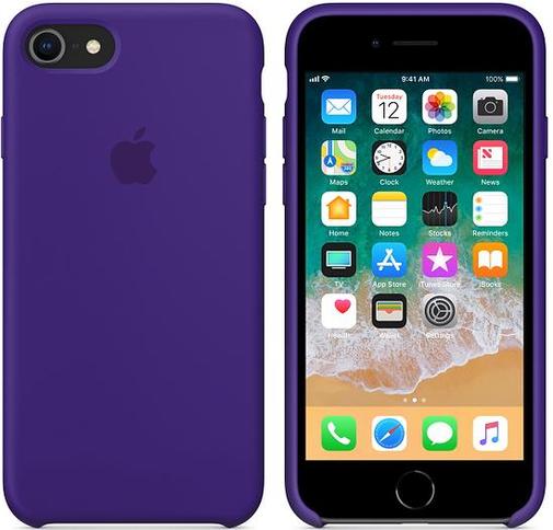 for iPhone 8 - Silicone Case Ultra Violet