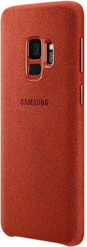 for Galaxy S9 - Alcantara Cover Red