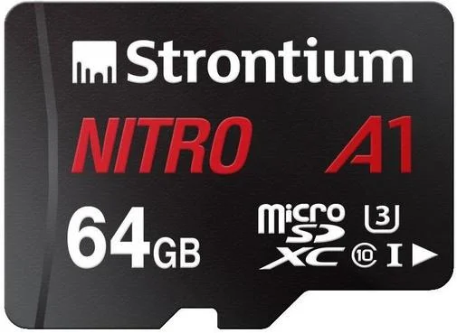 Фото: FLASH пам'ять STRONTIUM NITRO Micro SDXC 64GB SRN64GTFU3A1A № 5 | KTC