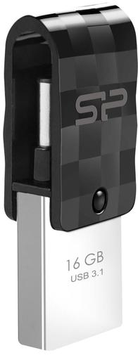 Флешка USB Silicon Power Mobile C31 16GB SP016GBUC3C31V1K Black