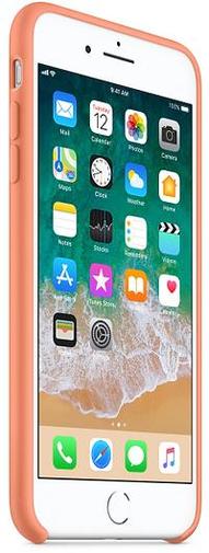 for Apple iPhone 8 Plus - Silicone Case Peach