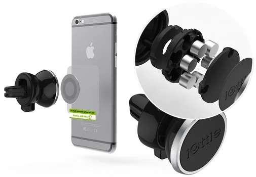 Фото: Кріплення для мобільного телефону iOttie iTap Magnetic Air Vent Car Mount (HLCRIO151RT) № 5 | KTC