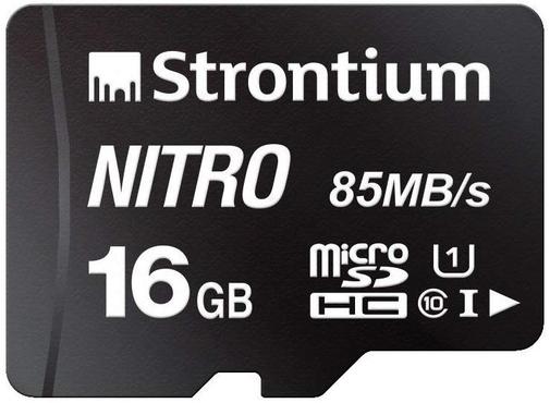 Карта пам'яті STRONTIUM NITRO Micro SDHC 16GB SRN16GTFU1QR