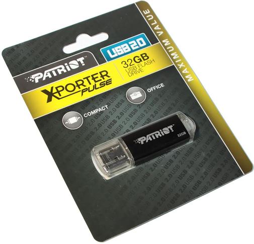 Флешка USB Patriot Xporter Pulse 32GB PSF32GXPPBUSB Black