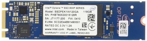 Твердотільний накопичувач Intel Optane 800P 2280 PCIe 3.0 x2 NVMe 118GB SSDPEK1W120GA01