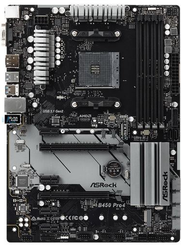 Материнська плата AsRock B450 PRO4