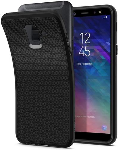 Чохол Spigen for Samsung Galaxy A6 - Liquid Air Black (596CS24093)