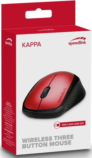 Миша SPEEDLINK Kappa Wireless Red (SL-630011-RD)