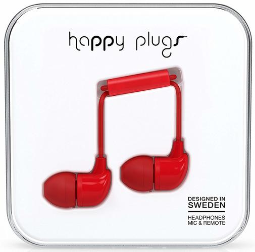 Гарнітура Happy Plugs Headphones In-Ear Red (7716)