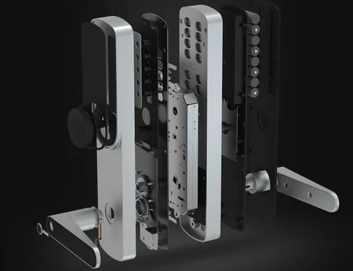 Фото: Замок дверний Zelkova Smart Safety Carousel Lock Left-side Silver (ZSL17K1P_L) № 9 | KTC