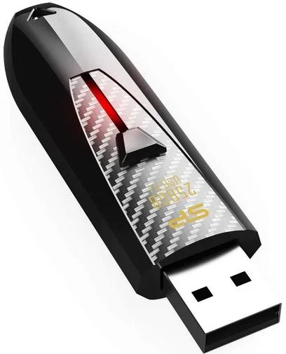 Фото: Флешка USB Silicon Power Blaze B25 256GB Black (SP256GBUF3B25V1K) № 6 | KTC