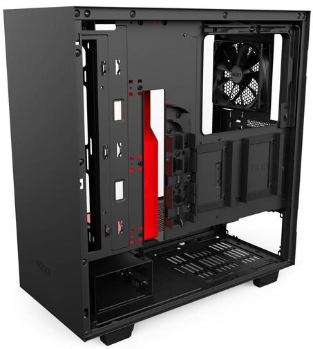 Корпус для ПК NZXT H500 Black/ Red (CA-H500B-BR)