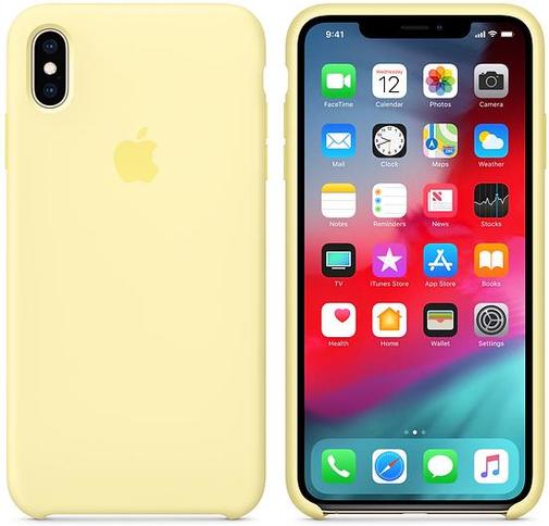 Чохол-накладка Apple для iPhone Xs - Silicone Case Mellow Yellow