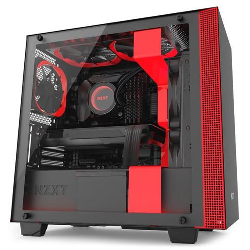 Корпус для ПК NZXT H400i Black / Red (CA-H400W-BR)