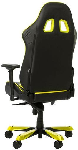 Крісло ігрове DXRacer King OH/KS06/NY PU шкіра, Al основа, Black/Yellow