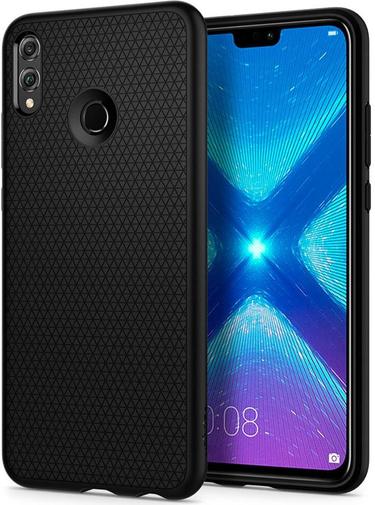 Чохол-накладка Spigen для Honor 8X - Case Liquid Air Matte Black