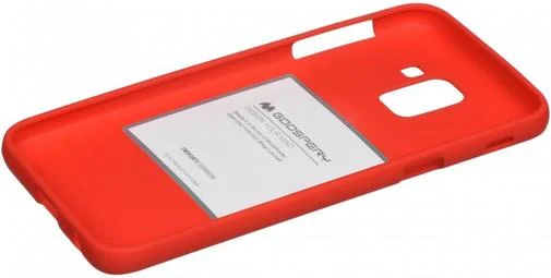 Фото: Чохол Goospery for Samsung Galaxy J6 J600 - SF Jelly Red (8809621260600) № 5 | KTC