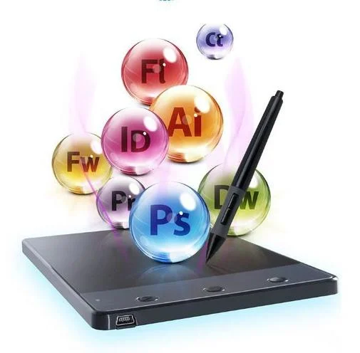 Фото: Графічний планшет Huion H420 + рукавичка № 4 | KTC