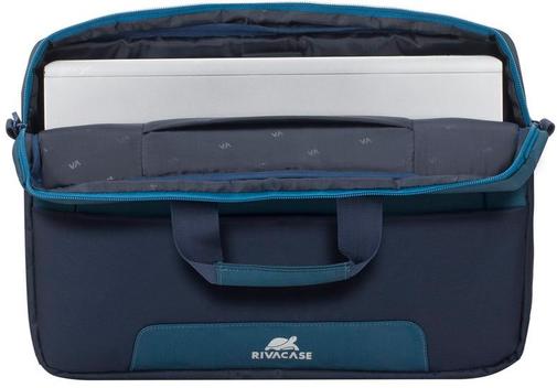 Сумка для ноутбука Riva 7737 Steel Blue/Aquamarine