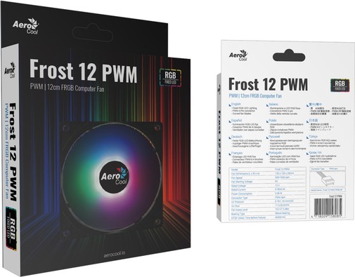 Вентилятор для корпуса AeroCool Frost 12 PWM FRGB