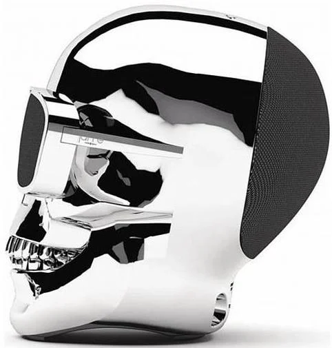 Фото: Портативна колонка Jarre Technologies AeroSkull Nano Bluetooth Chrome Silver (ML80110) № 7 | KTC