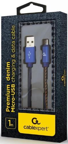 Кабель Cablexpert AM / Micro USB 1m Blue (CC-USB2J-AMmBM-1M-BL)
