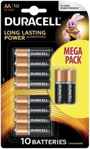 Батарейка Duracell LR06 MN1500 AA BL/10 (5002508)