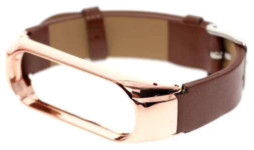Фото: Ремінець Climber for Xiaomi Mi Band 4 - PU Strap Brown (CBXM406 Brown) № 7 | KTC