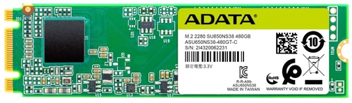 Твердотільний накопичувач A-Data SU650 2280 120GB ASU650NS38-120GT-C
