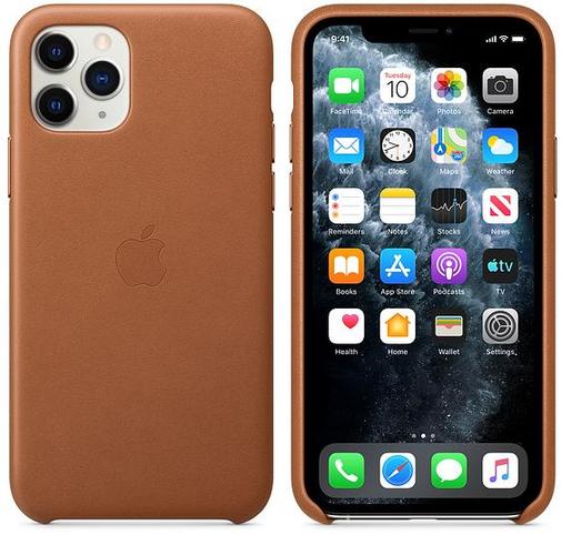 Чохол-накладка Apple для iPhone 11 Pro - Leather Case Saddle Brown