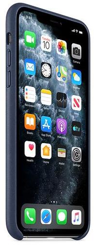 Чохол-накладка Apple для iPhone 11 Pro Max - Leather Case Midnight Blue