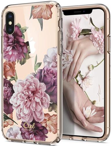 Чохол-накладка Spigen для Apple iPhone Xs/X - Cyrill Cecile Rose Floral