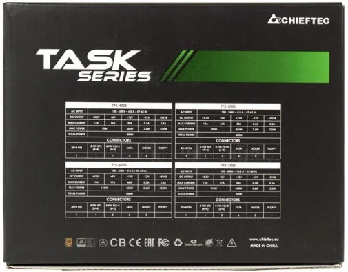 Фото: Блок живлення Chieftec 700W Task TPS-700S № 4 | KTC
